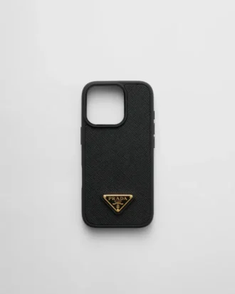 Saffiano Leather Case for Iphone 16 Pro