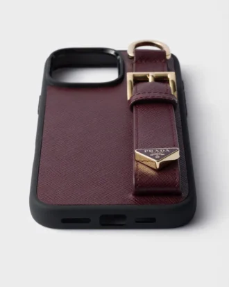 Saffiano Leather Case for Iphone 16 Pro Max