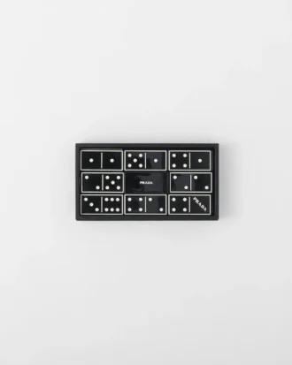 Saffiano Leather Dominoes Set