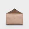 Saffiano Leather Envelope Clutch