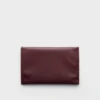 Saffiano Leather Envelope Clutch