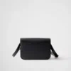 Saffiano Leather Flap Shoulder Bag
