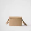 Saffiano Leather Flap Shoulder Bag
