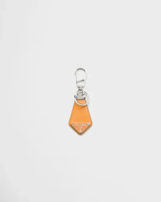 Saffiano Leather Keychain