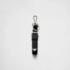Saffiano Leather Keychain