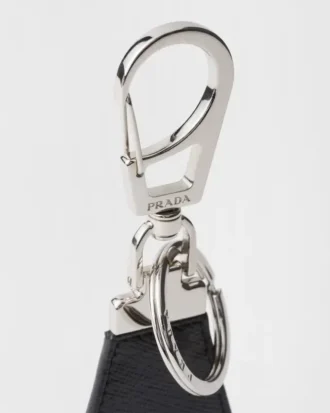 Saffiano Leather Keychain