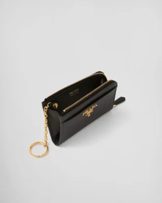 Saffiano Leather Keychain