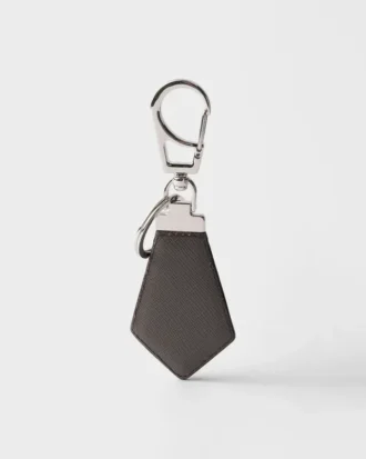 Saffiano Leather Keychain