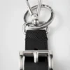 Saffiano Leather Keychain