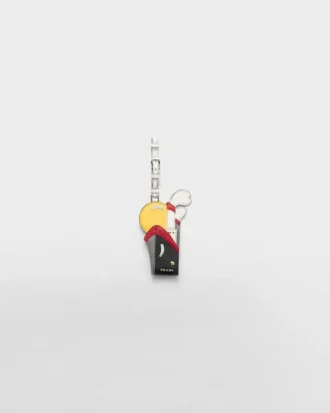 Saffiano Leather Name Tag