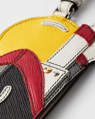 Saffiano Leather Name Tag