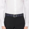Saffiano Leather Reversible Belt
