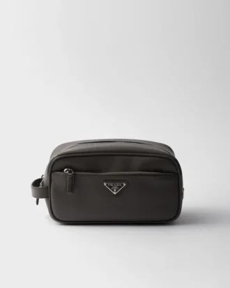 Saffiano Leather Travel Pouch