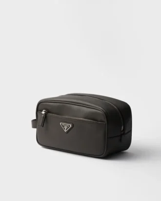 Saffiano Leather Travel Pouch