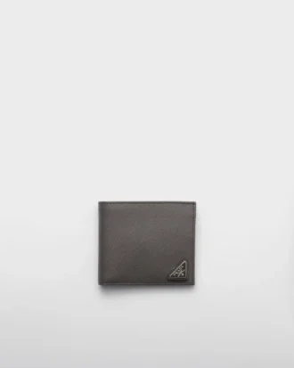 Saffiano Leather Wallet with Coin Purse