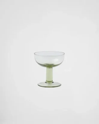 Set of Two Crystal Champagne Coupe Glasses – Plinth