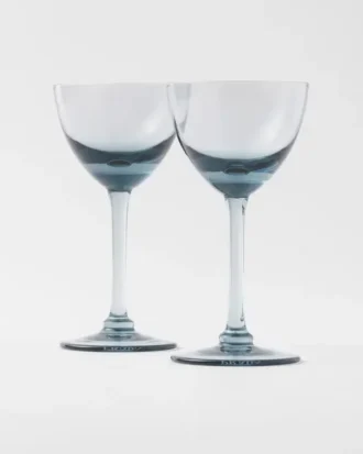 Set of Two Crystal Cocktail Glasses – New York