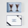 Set of Two Crystal Liqueur Glasses – New York