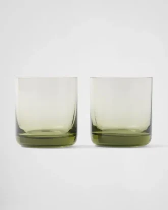 Set of Two Crystal Tumbler Glasses – Plinth