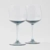 Set of Two Crystal Water Glasses – New York