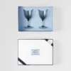 Set of Two Crystal Water Glasses – New York