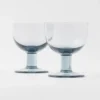 Set of Two Crystal Water Glasses – Plinth