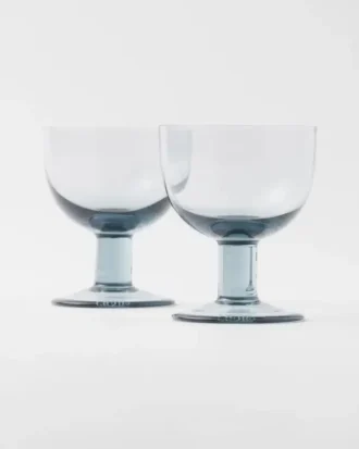 Set of Two Crystal Water Glasses – Plinth