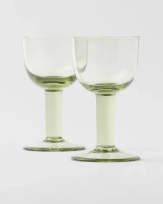 Set of Two Crystal White Wine Glasses – Plinth