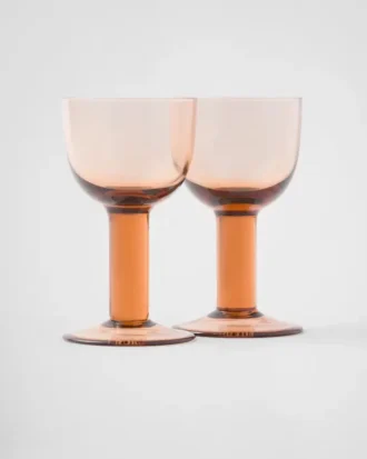 Set of Two Crystal White Wine Glasses – Plinth