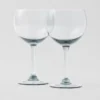 Set of Two Crystal Wine Glasses – New York