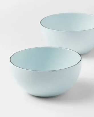 Set of Two Porcelain Bowls – Celadon