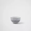 Set of Two Porcelain Rice or Cereal Bowls – Stripes