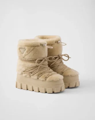 Shearling Apras Ski Booties