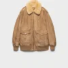 Shearling Bomber Jacket