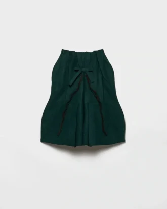 Shetland Wool Midi Skirt