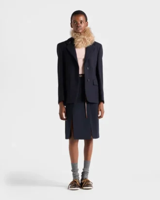 Short-Sleeved Cashmere Sweater