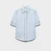 Short-Sleeved Poplin Shirt