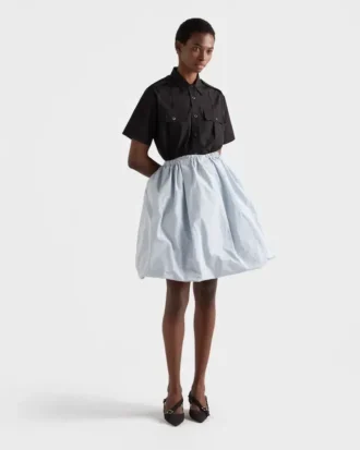 Short-Sleeved Poplin Shirt