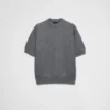 Short-Sleeved Re-Cashmere Sweater