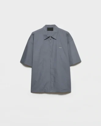 Short-Sleeved Technical Cotton Shirt