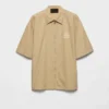 Short-Sleeved Technical Cotton Shirt