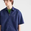 Short-Sleeved Technical Cotton Shirt
