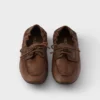 Shuffle Antiqued Leather Boat Shoes