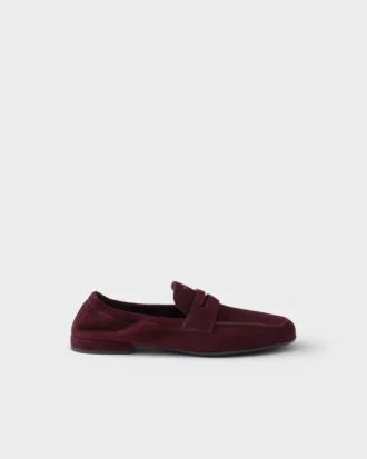 Shuffle Antiqued Suede Loafers
