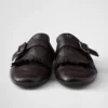 Shuffle Fringed Monk Strap Shoes