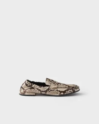 Shuffle Printed Ayers Leather Loafers