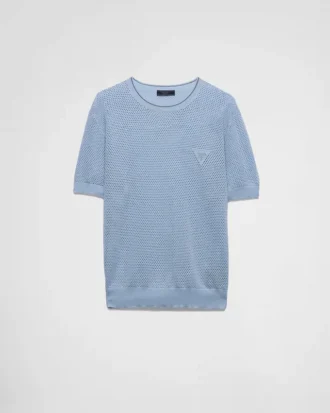 Silk and Cotton Crew-Neck Sweater