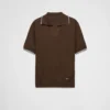 Silk and Cotton Polo Shirt