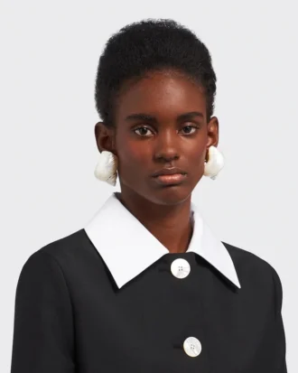 Silver Earrings with Shells