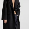 Single-Breasted Cashgora Coat